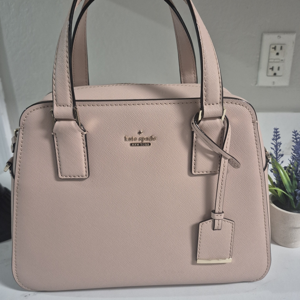 kate spade Blush Pink Structured Satchel
